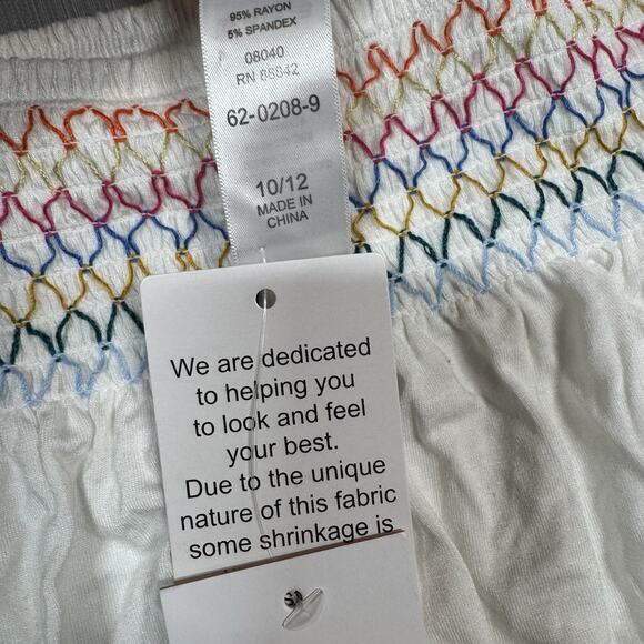 NWT Swimsuits for All Elle Dress Cover Up Size M 10/12 Rainbow Resort Wear Midi - Picture 14 of 14